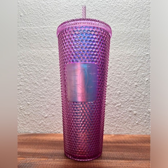 Pink Iridescent Disneyland x Starbucks Studded Cup - Picture 1 of 2